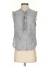 J.Crew Gray Sleeveless Button-Down Shirt Size S (estimated) - photo 1