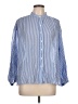 Gap Stripes Blue Long Sleeve Button-Down Shirt Size L - photo 1