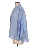 Gap Stripes Blue Long Sleeve Button-Down Shirt Size L - photo 5