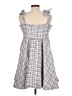 Likely 100% Polyester Tweed Gray Casual Dress Size 12 - photo 2