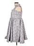 Likely 100% Polyester Tweed Gray Casual Dress Size 12 - photo 5