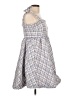 Likely 100% Polyester Tweed Gray Casual Dress Size 12 - photo 4