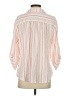 Chico's Stripes Orange 3/4 Sleeve Blouse Size Med (1) - photo 2