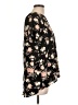 Sienna Sky 100% Polyester Floral Black Short Sleeve Blouse Size L - photo 4