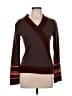 Shanghai Tang 100% Wool Brown Wool Pullover Sweater Size L - photo 1