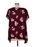 Torrid Burgundy Short Sleeve Blouse Size Lg Plus (0) - photo 2