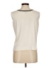 MING WANG 100% Acrylic Ivory Sleeveless Top Size M - photo 2