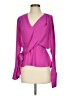 Atlein Collective 100% Polyester Pink Long Sleeve Blouse Size 2 - photo 1