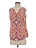 verse 100% Polyester Pink Sleeveless Blouse Size S - photo 1