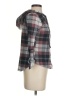 Polly & Esther 100% Polyester Plaid Gray 3/4 Sleeve Blouse Size S - photo 4