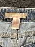 Forever 21 100% Cotton Graphic Blue Jeans Size 11 - photo 3