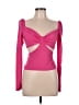 Louna Pink Long Sleeve Top Size L - photo 1