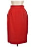 Unbranded 100% Silk Solid Red Silk Skirt Size 10 - photo 1