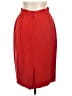 Unbranded 100% Silk Solid Red Silk Skirt Size 10 - photo 2
