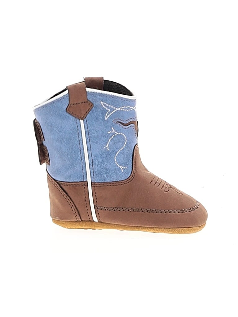 Pre-owned Assorted Brands Kids' Boots In Blue