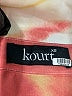 Kourt Print Orange Long Sleeve Blouse Size XS - photo 7