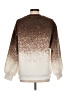 New In 100% Polyester Tie-dye Brown Pullover Sweater Size M - photo 2