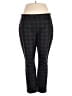 dalia Plaid Black Dress Pants Size XL - photo 1