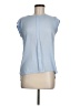 The Limited 100% Polyester Blue Short Sleeve Blouse Size M - photo 1