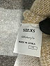 Unbranded 100% Acrylic Checkered-gingham Tan Turtleneck Sweater Size XS - photo 8