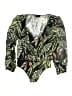 Zara Tropical Green 3/4 Sleeve Blouse Size S - photo 2