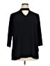 Chico's Black 3/4 Sleeve Top Size XL (3) - photo 1