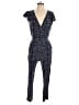 J.Crew Mercantile 100% Viscose Polka Dots Blue Jumpsuit Size S - photo 1