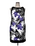 AB Studio Tropical Purple Cocktail Dress Size 14 - photo 1