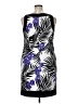 AB Studio Tropical Purple Cocktail Dress Size 14 - photo 2