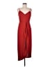 Lulus 100% Polyester Solid Red Cocktail Dress Size M - photo 1