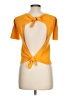 Simon Miller Orange Short Sleeve Top Size L - photo 2