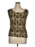 Notations 100% Polyester Gold Sleeveless Top Size 1X - photo 1