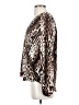 Catherine Malandrino 100% Polyester Animal Print Brown Long Sleeve Blouse Size S - photo 5