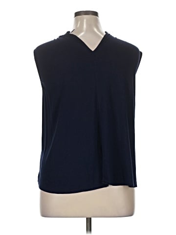 Pale Sky Sleeveless Blouse (view 2)