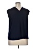Pale Sky 100% Rayon Blue Sleeveless Blouse Size XL - photo 2