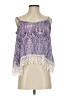 Rewind Purple Sleeveless Blouse Size S - photo 1