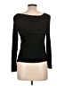 DressBarn Black Long Sleeve Top Size L - photo 2