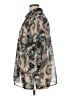 Notations 100% Polyester Floral Silver 3/4 Sleeve Blouse Size 1X - photo 5