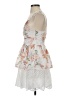 Foxiedox 100% Polyester Floral White Cocktail Dress Size XS - photo 5