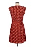 Old Navy 100% Polyester Hearts Orange Casual Dress Size M - photo 2