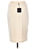 St. John Solid Ivory Wool Skirt Size 8 - photo 2