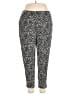 Old Navy 100% Rayon Animal Print Black Casual Pants Size XL - photo 1