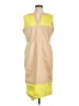 Alex Marie Color Block Yellow Casual Dress Size 12 - photo 1