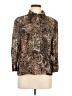 N Touch Animal Print Gold Jacket Size M - photo 1