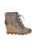 Sorel Gray Tan Wedges Size 9 - photo 1