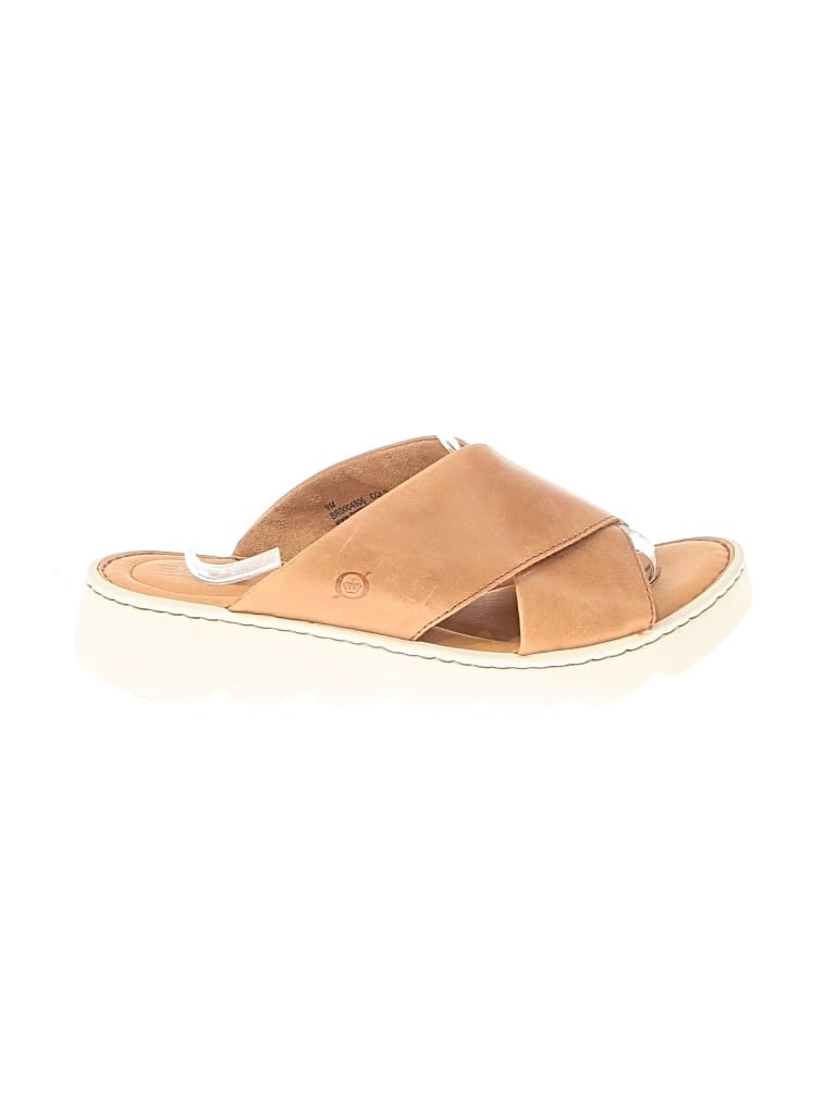 Pre-owned Born Sandals In Brown