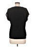 Ann Taylor 100% Polyester Black Short Sleeve Blouse Size M - photo 2