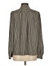 Premise Studio 100% Polyester Stripes Black Long Sleeve Blouse Size M - photo 2