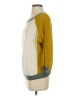 Ellison 100% Acrylic Color Block Yellow Ivory Pullover Sweater Size S - photo 5