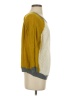 Ellison 100% Acrylic Color Block Yellow Ivory Pullover Sweater Size S - photo 4
